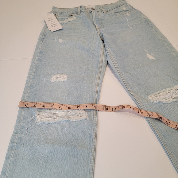 Boyish High-Rise Straight Leg Jean Distressed 27 New THE TOMMY | SPECTACULAR NOW - Picture 6 of 17